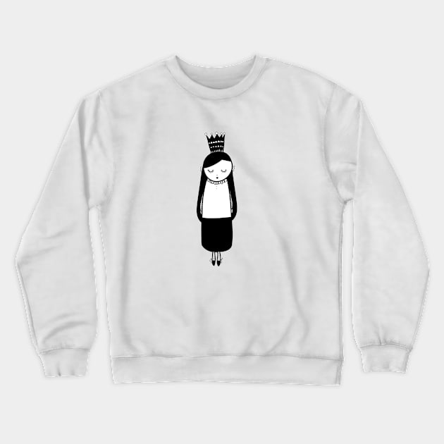 Little girl Crewneck Sweatshirt by coclodesign